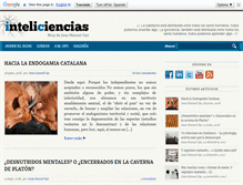 Tablet Screenshot of inteliciencias.com